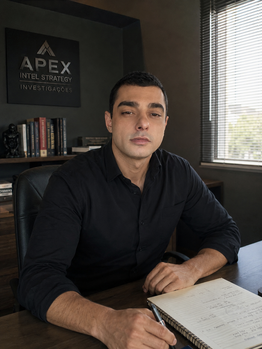 Especialista responsável pela APEX Investigation Solutions em seu escritório